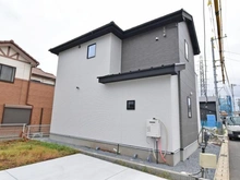 【千葉県/船橋市馬込町】船橋市馬込町　新築戸建　2期4号棟 建築中の外観：全4棟　中央