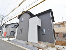 【千葉県/船橋市馬込町】船橋市馬込町　新築戸建　2期4号棟 建築中の外観：全4棟　中央