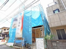 【東京都/世田谷区松原】世田谷区松原4丁目　新築戸建 建築中の外観