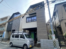 【東京都/北区浮間】北区浮間三丁目新築戸建て　2号棟 建築中の外観：全2棟