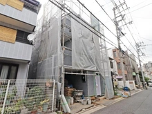 【東京都/板橋区大谷口上町】板橋区大谷口上町　新築戸建　A棟 建築中の外観：全2棟／手前側棟