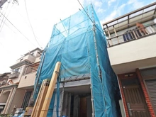 【埼玉県/川口市芝西】川口市芝西1丁目　新築戸建 建築中の外観