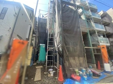 【東京都/北区滝野川】北区滝野川5丁目　新築戸建 建築中の外観