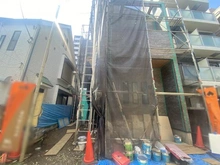 【東京都/北区滝野川】北区滝野川5丁目　新築戸建 建築中の外観