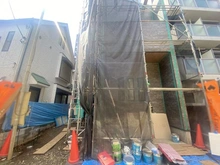 【東京都/北区滝野川】北区滝野川5丁目　新築戸建 建築中の外観