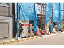 【東京都/大田区千鳥】大田区千鳥二丁目新築戸建　一号棟 建築中の外観