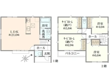 【愛知県/名古屋市昭和区安田通】昭和区安田通6丁目1号棟 間取り図