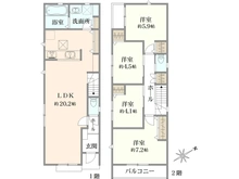 【愛知県/名古屋市昭和区安田通】昭和区安田通6丁目2号棟 間取り図