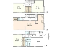 【神奈川県/横浜市中区本牧元町】中区本牧元町　中古戸建て 間取り図