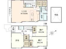 【神奈川県/横浜市磯子区岡村】磯子区岡村1期　新築戸建て　3号棟 間取り図