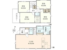【神奈川県/横浜市磯子区洋光台】磯子区洋光台1期2号棟 間取り図