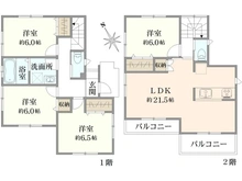 【神奈川県/横浜市磯子区杉田】横浜市磯子区杉田8丁目 中古戸建て 間取り図