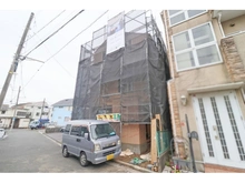【神奈川県/横浜市中区本牧元町】中区本牧元町　1号棟 建築中の外観