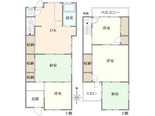 【東京都/新宿区若松町】新宿区若松町　中古戸建 間取り図