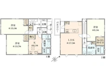【東京都/板橋区赤塚】板橋区赤塚2丁目　中古戸建 間取り図