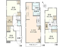【東京都/新宿区新宿】新宿区新宿6丁目　中古戸建 間取り図