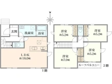 【東京都/足立区花畑】足立花畑6丁目　3号棟 間取り図