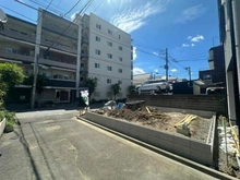 【東京都/北区神谷】KIS北区神谷2期 現地（建築前）：全１棟　写真中央