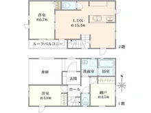【東京都/足立区加賀】足立区加賀2丁目 新築一戸建て 間取り図