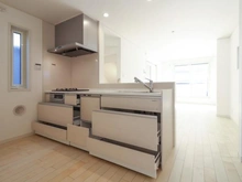 【東京都/北区赤羽北】北区赤羽北3丁目新築戸建　3号棟 キッチン：収納