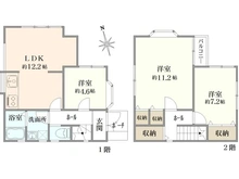 【東京都/北区王子】北区王子3丁目　中古戸建 間取り図