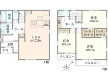 【埼玉県/北葛飾郡松伏町大字松伏】北葛飾郡松伏町大字松伏　5号棟 間取り図
