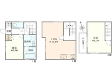 【東京都/足立区鹿浜】足立区鹿浜6丁目中古戸建 間取り図
