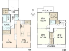 【埼玉県/和光市新倉】和光市新倉2丁目新築戸建　3号棟 間取り図