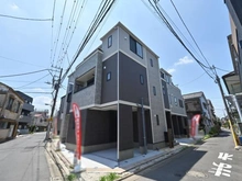 【東京都/北区志茂】北区志茂5丁目新築戸建　2号棟 建築中の外観