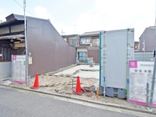 【京都府/京都市中京区聚楽廻松下町】京都市中京区聚楽廻松下町　新築戸建A号棟 現地（建築前）：全3区画（北側の区画）