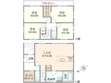 【京都府/京都市右京区花園大藪町】右京区花園大藪町4期1号地 間取り図