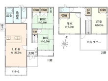 【滋賀県/大津市仰木の里】大津市仰木の里2丁目 間取り図
