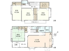 【兵庫県/神戸市西区美賀多台】神戸市西区美賀多台五丁目 中古戸建 間取り図