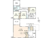 【神奈川県/鎌倉市腰越】鎌倉市腰越1丁目　新築戸建 間取り図