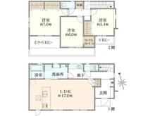 【神奈川県/横浜市泉区緑園】泉区緑園7丁目　新築戸建1号棟(全4棟) 間取り図