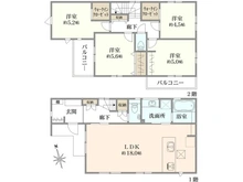 【神奈川県/横浜市泉区緑園】泉区緑園7丁目　新築戸建3号棟(全4棟) 間取り図