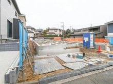 【神奈川県/横浜市泉区緑園】泉区緑園7丁目　新築戸建4号棟(全4棟) 建築中の外観：全糖