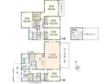 【神奈川県/鎌倉市腰越】鎌倉市腰越1丁目　新築戸建 間取り図