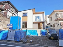 【神奈川県/横浜市緑区いぶき野】緑区いぶき野　新築戸建 建築中の外観