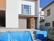 【神奈川県/横浜市緑区いぶき野】緑区いぶき野　新築戸建 建築中の外観