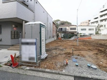 【神奈川県/横浜市中区本牧町】中区本牧町2丁目　新築戸建1号棟(全2棟) 現地（建築前）：全2棟（左手前側）