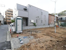 【神奈川県/横浜市中区本牧町】中区本牧町2丁目　新築戸建1号棟(全2棟) 現地（建築前）：全2棟（奥側）