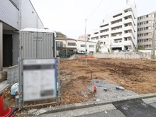 【神奈川県/横浜市中区本牧町】中区本牧町2丁目　新築戸建2号棟(全2棟) 現地（建築前）：全2棟（奥側）