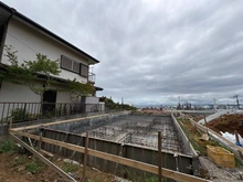 【神奈川県/横浜市中区滝之上】中区滝之上　新築戸建1号棟(全2棟) 建築中の外観：全2棟