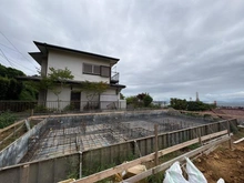 【神奈川県/横浜市中区滝之上】中区滝之上　新築戸建1号棟(全2棟) 建築中の外観：全2棟