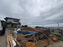 【神奈川県/横浜市中区滝之上】中区滝之上　新築戸建2号棟(全2棟) 建築中の外観：全2棟