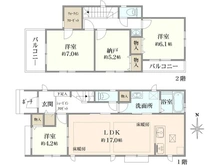 【神奈川県/藤沢市湘南台】藤沢市湘南台3丁目　新築戸建A号棟(全2棟) 間取り図