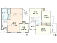 【神奈川県/横浜市泉区新橋町】泉区新橋町　新築戸建　2号棟（全16棟） 間取り図