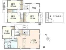【神奈川県/横浜市泉区新橋町】泉区新橋町　新築戸建　10号棟（全16棟） 間取り図