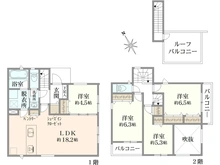 【神奈川県/横浜市泉区新橋町】泉区新橋町　新築戸建　14号棟（全16棟） 間取り図